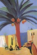 unknow artist Egypt palm Sweden oil painting reproduction
